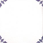 Carreau mural bleu français faïence