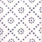 carreau mural motif bleu