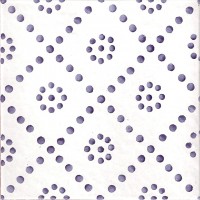 carreau mural motif bleu